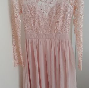Light pink bridesmaids/formal dress